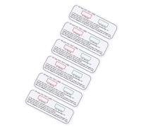YOSADIER 6pièces Carte De Mesure Intensité Uv Testeur Uvc Portable Pour Évaluation Lumière Led Et Uv Facile à Utiliser
