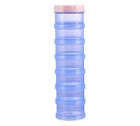 YOSADIER 7grilles Boîte à Pilules Créative à Compartiments Étui De Rangement Portable Pour Pilules Poudre Albumine Grand Format
