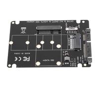 YOSADIER Adaptateur SSD M2 B Key et Msata, Carte D'extension Abs Noir, Plug And Play, Transfert Jusqu'à 6 Gigabits par Seconde, Support 2230/2242/2260/2280, pour Ordinateurs Portables