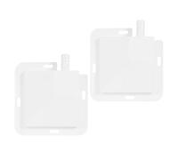 YOSADIER Bac de récupération pour climatiseurs 2 pièces, bac de récupération des condensats pour climatiseur portable en plastique blanc, design en entonnoir, pour récupération d'eau et