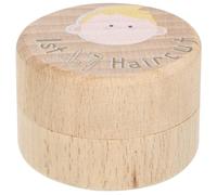 YOSADIER Boîte en Bois Coffret Souvenir Mignon Design Adorable pour Première Coupe de Cheveux Bébé pour Nursery et Cadeau Mémoire Précieux