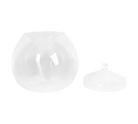 YOSADIER Bouteille en Verre Transparent avec Couvercle, Terrarium Végétal Simple pour Mousse et Plantes, Décor Micro-Paysage pour Salle de Bain ou Salon Plusieurs Styles