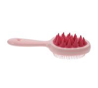 YOSADIER Brosse de Massage pour Cuir Chevelu en Abs Rose Picots Exfoliants pour Gommage et Stimulation Circulation Sanguine Lors du Shampooing
