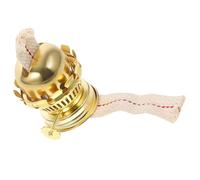 YOSADIER Brûleur de Lampe à Pétrole Versatile en Alliage D'aluminium Vintage avec Mèche de Rechange pour Lampe à Huile pour Créer Votre Propre