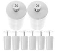 YOSADIER Butée de Sécurité Surface Lisse et Finition Soignée en Plastique Blanc Pack de 8 Pièces pour Volets Roulants pour Accessoires de Stores Intérieurs