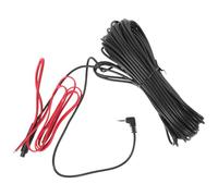 YOSADIER Câble Rallonge pour Caméra de Recul Voiture 15 Mètres Interface 4 Broches et Tête 2,5 Mm en Plastique Noir, Connexion Fiable et Facile pour Camionnette