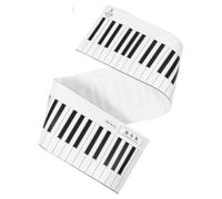 YOSADIER Clavier entraînement piano 88 touches indéchirable, tapis formation doigts en PVC, guide notes pour apprentissage piano débutant, usage intérieur et extérieur