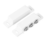 YOSADIER Détecteur de Porte Ouverte Capteur Haute Sensibilité en Abs Blanc, Système Alarme pour Bureau et Boutique, Design Extérieur Élégant et Connexion par Prise