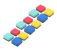 YOSADIER Effaceurs à sec pour tableau blanc 12 pcs EVA pour accessoires de tableau dans écoles et bureaux nettoyage pratique