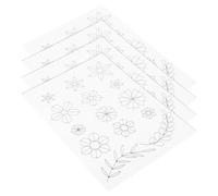 YOSADIER Feuilles de Papier Quilling en Bois Beige, Outil de Positionnement Polyvalent et Recyclable 4pcs pour Artisanat Créatif et