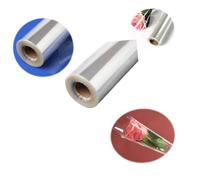 YOSADIER Film Cellophane Transparent Mil pour Emballage Fleuriste Cadeaux et Paniers Protection Humidité et Saleté pour Artisanat et Fêtes