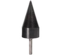 YOSADIER Foret à Bois Fendeur Acier Hexagonal Résistance Élevée pour Perceuse Électrique Outil de Fendage pour Bois de Chauffage et Bûches Larges