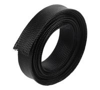 YOSADIER Gaine Tressée de Protection Noire Gaine Spirale Câble Électrique Extensible Protège Câble Alimentation et Fil Électrique Polyvalent