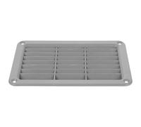 YOSADIER Grille de Ventilation pour Voiture et Bus 193x122 Mm, Bouche D'aération de Climatisation en Plastique Gris, Cache Ventilation Extérieure Réglable pour Protection et Maintien