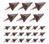 YOSADIER Inserts Bec d'Oiseau 100 Unités 11X20 MM Couleur Café pour Création de Jouets Miniatures et Fournitures de Bricolage pour Animaux