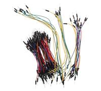 YOSADIER Kit de 65 Câbles de Connexion pour Breadboard, Fils de Circuit D'interconnexion Solide, Assortiment de Câbles Mâle-Femelle pour Bricolage Électronique et Câblage Automobile,