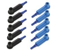 YOSADIER Kit D'outils pour Freins 10pcs en Plastique, Adaptateur de Purgeur de Frein pour Remplacement Rapide du Liquide, pour Entretien Automobile et Réparation