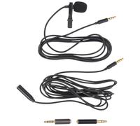 YOSADIER Kit Microphone Professionnel 2 Sets pour Téléphone et Caméra Prise Omnidirectionnelle Facile à Utiliser, Accessoires Inclus pour Live Streaming et Enregistrement