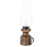 YOSADIER Lampe à Huile décorative Vintage avec Composants électroniques fiables, 3 Piles LR44 incluses, adaptée pour Bureaux et Maisons
