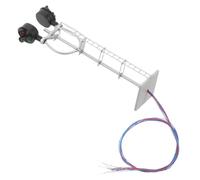 YOSADIER Lampe Signalisation pour Train Miniature 1:87 en Plastique et Acier Inoxydable, Décoration de Bureau et Création DIY pour Passionnés de Modélisme Ferroviaire