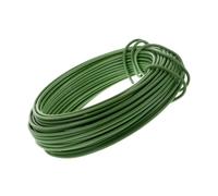YOSADIER Liens Végétaux Souples pour Jardin Domestique, 2,5 Mm x 20 M, Vert, Bande Plastique Résistante, Attaches Réutilisables pour Plantes Et Supports De Jardinage