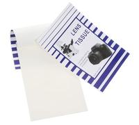 YOSADIER Lot de 100 Lingettes Nettoyantes pour Lentilles de Microscope et Objectif D'appareil Photo en Papier Blanc Absorbant sans Poussière, Protège Rayures, Format 10x15cm
