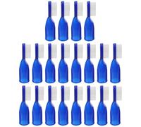 YOSADIER Lot de 20 Mini Brosses à Dents de Prison Bleu Compactes Brosses à Dents Portables Demi-Doigt pour Nettoyage Dentaire Quotidien Accessoires Dentaires Pratiques pour Usage