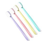 YOSADIER Lot de 4 Brosses à Dents pour Adultes Poils Souples Conception Ergonomique 100% Nettoyage Doux Hygiène Bucco Optimale Femmes Hommes