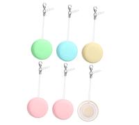 YOSADIER Lot de 6 Chiffons de Nettoyage Multifonction pour Écran de Téléphone et Lunettes Chiffon en Macaron Solide Pratique à Transporter pour Voyage et Maison Nettoyage en