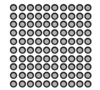 YOSADIER Marqueur de Suivi Magnétique pour Scanner 3D, 6 Feuilles | Points de Marquage Noirs en Plastique, 50 Pièces par Feuille, pour Mesure D’architecture et Rétro-ingénierie