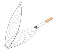 YOSADIER Panier à Poisson en Maille Inoxydable Pliable pour Barbecue, Grille à Clips Multifonction, Accessoire Portable pour Grillades en Extérieur et Camping