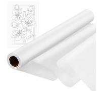 YOSADIER Papier Calque Blanc Papier de Traçage Précis en Rouleau 2 pour Calligraphie et Dessin Adapté aux Étudiants et Artistes
