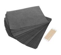 YOSADIER Papier Transfert Noir A4 pour Dessin et Traçage de Motifs sur Tissu et Bois, Réutilisable et Sûr, avec Stylet pour Artistes et Amateurs