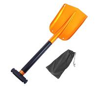 YOSADIER Pelle à Neige Pliante Amovible pour Voiture Déneigement Hivernal Extérieur Aluminium Léger Et Compact Paquet De Transport Outil De Camping Solide Et Pratique