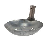 YOSADIER Pelle à Tamis en Métal pour Boue Et Déchets - Poignée Verticale 20 Cm - Outil Nettoyage Drainage, Égouts Et Chantier - Pelle Filtrante Robuste Multifonctionnelle