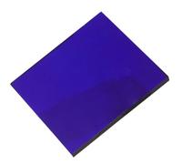 YOSADIER Plaque de Verre Cobalt Bleu pour Expériences Scientifiques en Chimie, Équipement Expérimental Physique Facile à Transporter Stocker pour Enseignement Scolaire