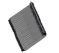 YOSADIER Plaques D'obturation Faciles à Installer et Nettoyer en Métal Noir Structure en Maille Lot de 20 Cache Ventilation pour Boîtier PC Matx et ATX pour Châssis D'ordinateur