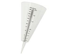 YOSADIER Pluviomètre Cône Transparent avec Échelle Pluviomètre de Jardin avec Piquet Outil de Mesure Précis des Précipitations Extérieur