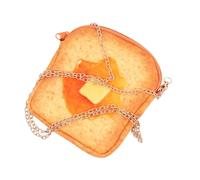 YOSADIER Pochette à Chaîne en Forme de Toast, Mini Sac Bandoulière