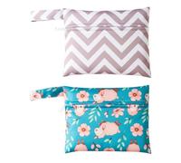 YOSADIER Pochette menstruelle Portable, Pochette Pratique pour règles, Lot de 2, imperméable, zippée, Multifonction, pour Filles, Usage Scolaire et intérieur Plusieurs Styles