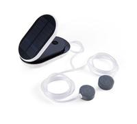 YOSADIER Pompe à Oxygène Solaire Portable pour Aquarium et Bac Poisson Extérieur Modes Réglables Faible Bruit Alimentation Solaire pour Vivier et Extérieur