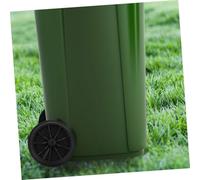 YOSADIER Roues De Poubelle Caoutchouc 4 Pièces pour Chariot à Poubelle Petit Diamètre, Remplacement Facile pour Conteneur Déchets, Mobilité Fluide Silencieuse Et Polyvalente