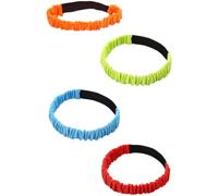 YOSADIER Sangles Élastiques de Course Parent-garçon et Filles 4 Pièces, Bandes de Jambe Solides et Hautement Élastiques en Tissu Oxford 210d pour Jeux de Coopération en Équipe