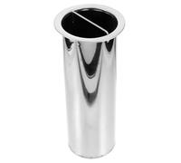 YOSADIER Seau à Brochettes Acier Inoxydable avec Poignée Porte-piques Métallique pour Brochettes Baguettes et Ustensiles de Cuisine Conteneur Pratique pour Barbecue et Hot Pot