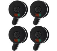 YOSADIER Serrure de Porte Occupée Indicateur de Confidentialité pour Toilettes Publiques, Verrou en Plastique Facile à Installer Poignée Rotative, Pack de 4 Pièces pour Salons de Beauté