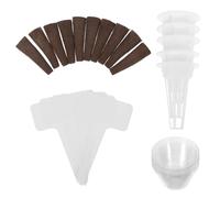 YOSADIER Set de Paniers Hydroponiques avec Éponges et Couvercles Kit de Culture sans Sol pour Intérieur Paniers de Rangement Pratiques pour Plantes Fraîches et Germination