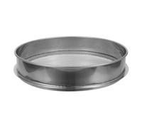 YOSADIER Tamis à Terre en Acier Inoxydable 30 Cm Maillage 4 Mm pour Jardinage Et Tamisage De Compost, Outil Manuel pour Séparer Cailloux Et Terre