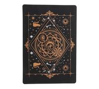 YOSADIER Tapis de Découpe Artisanal Double Face A5 Noir Motif Cercle Antidérapant pour Couture, Bricolage et Loisirs Créatifs Professionnels