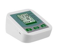 YOSADIER Tensiomètre Numérique Automatique Pour Bras 1 Pièce Sphygmomanomètre Hématomanomètre Moniteur De Fréquence Cardiaque Détecteur De Pouls Abs Blanc