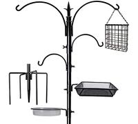 yosager Kit de mangeoire à oiseaux de qualité supérieure - 231,1 x 58,4 cm - Avec mangeoire à oiseaux en métal - Pour observer les oiseaux et les plantes